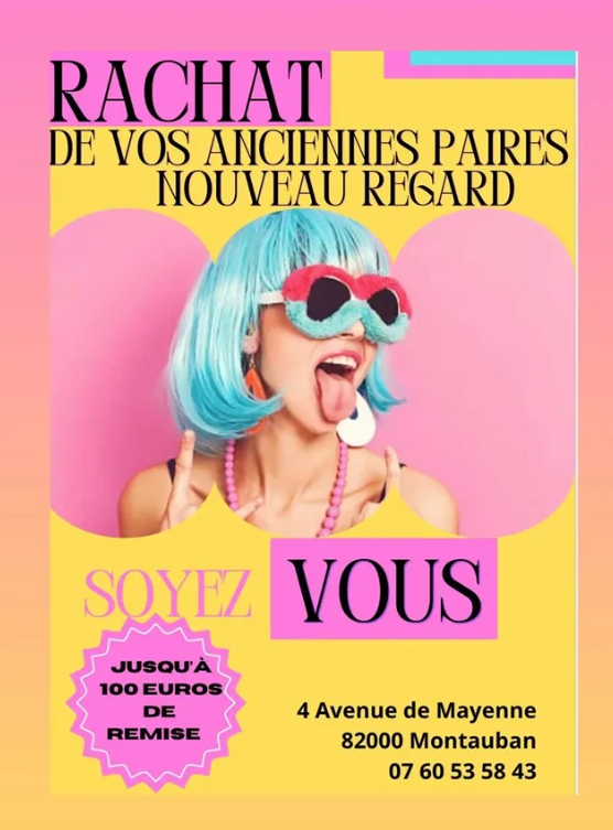 Vos anciennes lunettes peuvent vous rapporter gros ! Profitez jusqu’à 100 € de remise immédiate en boutique.